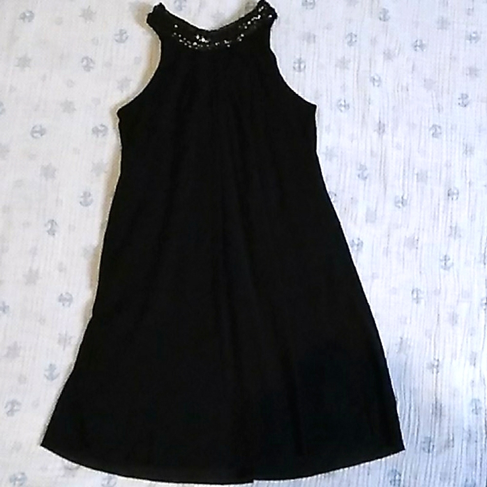 Un Deux Trois Sequined Collar Top